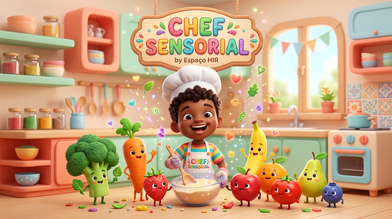 Chef Sensorial - Jogo Terapêutico de Alimentação Infantil do Espaço HIR